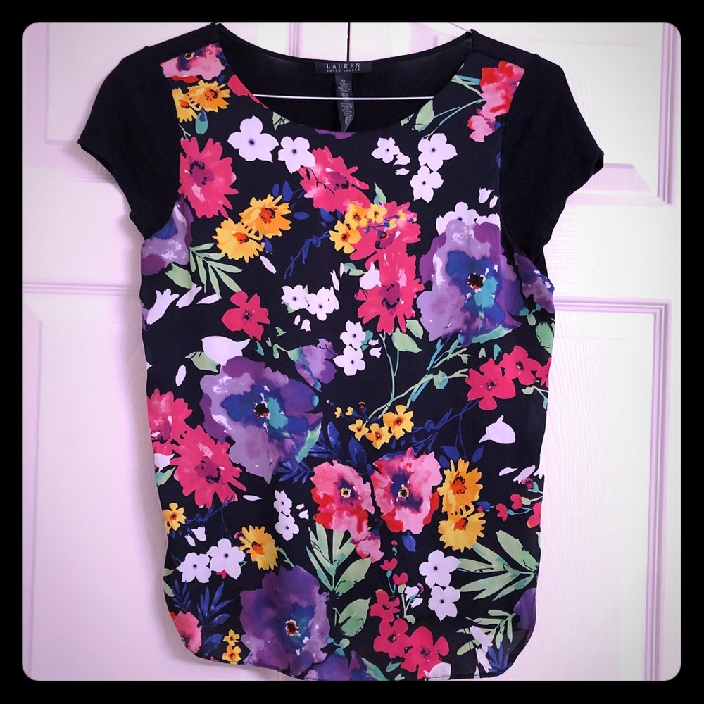 Fun flowery blouse!